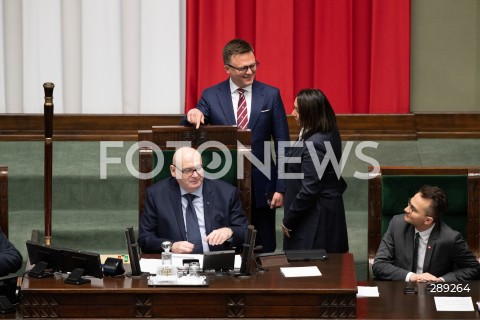  15.05.2024 WARSZAWA<br />
POSIEDZENIE SEJMU RP<br />
N/Z SZYMON HOLOWNIA PIOTR ZGORZELSKI MONIKA WIELICHOWSKA<br />
FOT. MARCIN BANASZKIEWICZ/FOTONEWS  