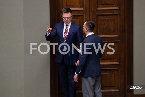  15.05.2024 WARSZAWA<br />
POSIEDZENIE SEJMU RP<br />
N/Z SZYMON HOLOWNIA JANUSZ KOWALSKI<br />
FOT. MARCIN BANASZKIEWICZ/FOTONEWS  