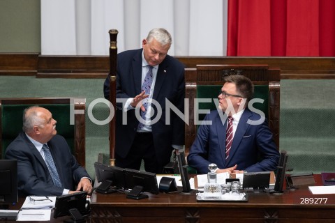  15.05.2024 WARSZAWA<br />
POSIEDZENIE SEJMU RP<br />
N/Z MAREK SUSKI SZYMON HOLOWNIA<br />
FOT. MARCIN BANASZKIEWICZ/FOTONEWS  