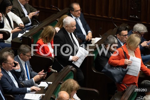  15.05.2024 WARSZAWA<br />
POSIEDZENIE SEJMU RP<br />
N/Z JAROSLAW KACZYNSKI<br />
FOT. MARCIN BANASZKIEWICZ/FOTONEWS  