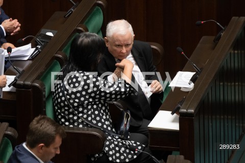  15.05.2024 WARSZAWA<br />
POSIEDZENIE SEJMU RP<br />
N/Z JAROSLAW KACZYNSKI ANITA CZERWINSKA<br />
FOT. MARCIN BANASZKIEWICZ/FOTONEWS  