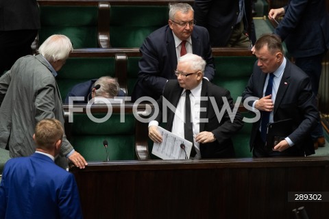  15.05.2024 WARSZAWA<br />
POSIEDZENIE SEJMU RP<br />
N/Z RYSZARD TERLECKI JAROSLAW KACZYNSKI MARIUSZ BLASZCZAK<br />
FOT. MARCIN BANASZKIEWICZ/FOTONEWS  