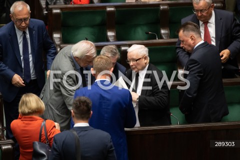  15.05.2024 WARSZAWA<br />
POSIEDZENIE SEJMU RP<br />
N/Z RYSZARD TERLECKI JAROSLAW KACZYNSKI MARIUSZ BLASZCZAK<br />
FOT. MARCIN BANASZKIEWICZ/FOTONEWS  