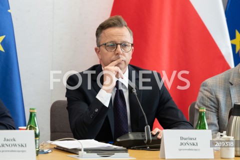  16.05.2024 WARSZAWA<br />
POSIEDZENIE SEJMOWEJ KOMISJI SLEDCZEJ DS. WYBOROW KOPERTOWYCH<br />
N/Z DARIUSZ JONSKI<br />
FOT. MARCIN BANASZKIEWICZ/FOTONEWS  