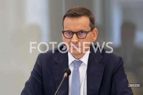  16.05.2024 WARSZAWA<br />
POSIEDZENIE SEJMOWEJ KOMISJI SLEDCZEJ DS. WYBOROW KOPERTOWYCH<br />
N/Z MATEUSZ MORAWIECKI<br />
FOT. MARCIN BANASZKIEWICZ/FOTONEWS  