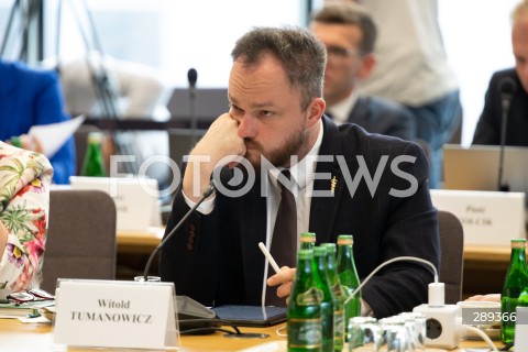  16.05.2024 WARSZAWA<br />
POSIEDZENIE SEJMOWEJ KOMISJI SLEDCZEJ DS. WYBOROW KOPERTOWYCH<br />
N/Z WITOLD TUMANOWICZ<br />
FOT. MARCIN BANASZKIEWICZ/FOTONEWS  