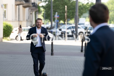  21.05.2024 WARSZAWA<br />
KONFERENCJA PRASOWA ANDRZEJA SLIWKI I JACKA OZDOBY<br />
KONTROLA POSELSKA W MON<br />
N/Z JACEK OZDOBA<br />
FOT. MARCIN BANASZKIEWICZ/FOTONEWS  