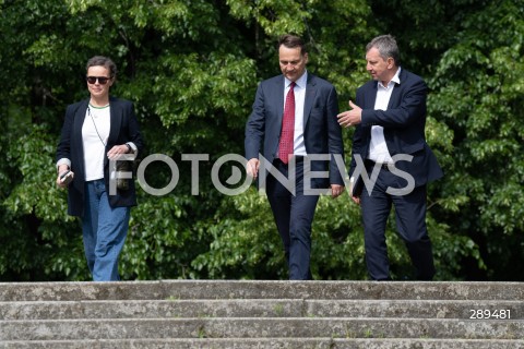  25.05.2024 WARSZAWA<br />
KONFERENCJA PRASOWA RADOSLAWA SIKORSKIEGO I ANDRZEJA HALICKIEGO<br />
N/Z RADOSLAW SIKORSKI ANDRZEJ HALICKI<br />
FOT. MARCIN BANASZKIEWICZ/FOTONEWS  