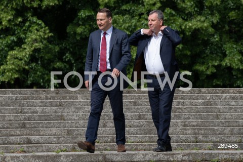  25.05.2024 WARSZAWA<br />
KONFERENCJA PRASOWA RADOSLAWA SIKORSKIEGO I ANDRZEJA HALICKIEGO<br />
N/Z RADOSLAW SIKORSKI ANDRZEJ HALICKI<br />
FOT. MARCIN BANASZKIEWICZ/FOTONEWS  