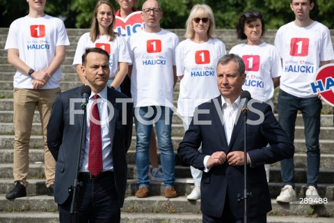  25.05.2024 WARSZAWA<br />
KONFERENCJA PRASOWA RADOSLAWA SIKORSKIEGO I ANDRZEJA HALICKIEGO<br />
N/Z RADOSLAW SIKORSKI ANDRZEJ HALICKI<br />
FOT. MARCIN BANASZKIEWICZ/FOTONEWS  