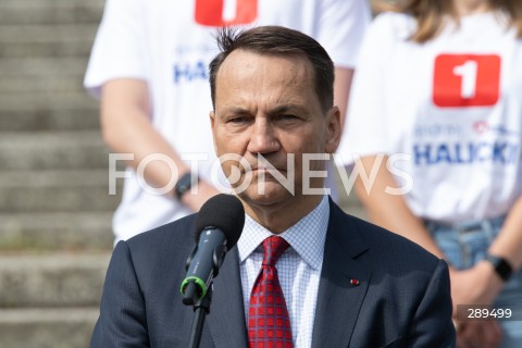  25.05.2024 WARSZAWA<br />
KONFERENCJA PRASOWA RADOSLAWA SIKORSKIEGO I ANDRZEJA HALICKIEGO<br />
N/Z RADOSLAW SIKORSKI<br />
FOT. MARCIN BANASZKIEWICZ/FOTONEWS  