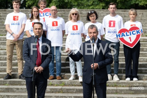  25.05.2024 WARSZAWA<br />
KONFERENCJA PRASOWA RADOSLAWA SIKORSKIEGO I ANDRZEJA HALICKIEGO<br />
N/Z RADOSLAW SIKORSKI ANDRZEJ HALICKI<br />
FOT. MARCIN BANASZKIEWICZ/FOTONEWS  