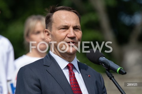  25.05.2024 WARSZAWA<br />
KONFERENCJA PRASOWA RADOSLAWA SIKORSKIEGO I ANDRZEJA HALICKIEGO<br />
N/Z RADOSLAW SIKORSKI<br />
FOT. MARCIN BANASZKIEWICZ/FOTONEWS  