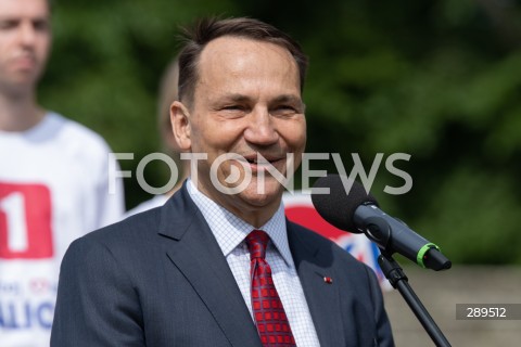  25.05.2024 WARSZAWA<br />
KONFERENCJA PRASOWA RADOSLAWA SIKORSKIEGO I ANDRZEJA HALICKIEGO<br />
N/Z RADOSLAW SIKORSKI<br />
FOT. MARCIN BANASZKIEWICZ/FOTONEWS  