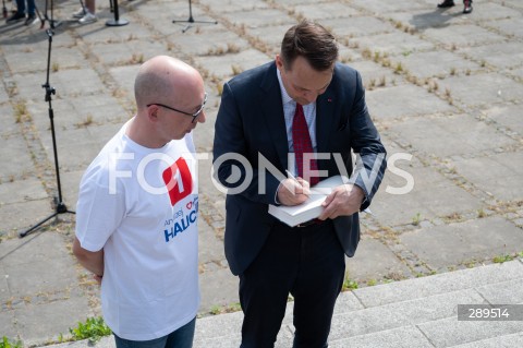  25.05.2024 WARSZAWA<br />
KONFERENCJA PRASOWA RADOSLAWA SIKORSKIEGO I ANDRZEJA HALICKIEGO<br />
N/Z RADOSLAW SIKORSKI<br />
FOT. MARCIN BANASZKIEWICZ/FOTONEWS  