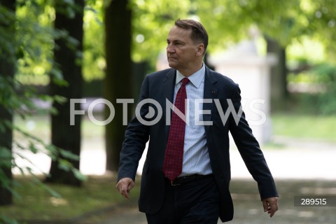  25.05.2024 WARSZAWA<br />
KONFERENCJA PRASOWA RADOSLAWA SIKORSKIEGO I ANDRZEJA HALICKIEGO<br />
N/Z RADOSLAW SIKORSKI<br />
FOT. MARCIN BANASZKIEWICZ/FOTONEWS  