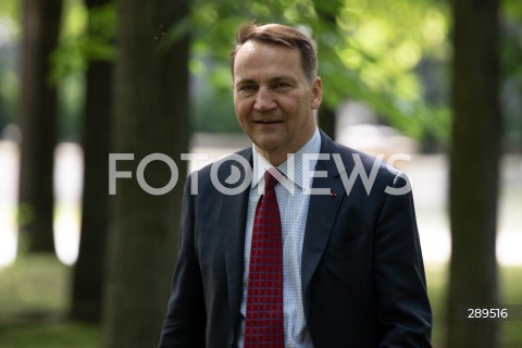  25.05.2024 WARSZAWA<br />
KONFERENCJA PRASOWA RADOSLAWA SIKORSKIEGO I ANDRZEJA HALICKIEGO<br />
N/Z RADOSLAW SIKORSKI<br />
FOT. MARCIN BANASZKIEWICZ/FOTONEWS  