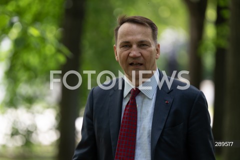  25.05.2024 WARSZAWA<br />
KONFERENCJA PRASOWA RADOSLAWA SIKORSKIEGO I ANDRZEJA HALICKIEGO<br />
N/Z RADOSLAW SIKORSKI<br />
FOT. MARCIN BANASZKIEWICZ/FOTONEWS  