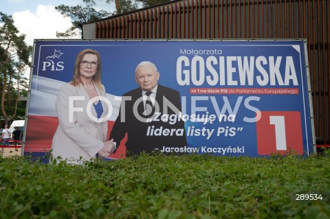  26.05.2024 OTWOCK<br />
SPOTKANIE PREZESA PIS Z MIESZKANCAMI<br />
PIKNIK WYBORCZY MALGORZATY GOSIEWSKIEJ<br />
N/Z BILLBOARG MALGORZATY GOSIEWSKIEJ<br />
FOT. MARCIN BANASZKIEWICZ/FOTONEWS  