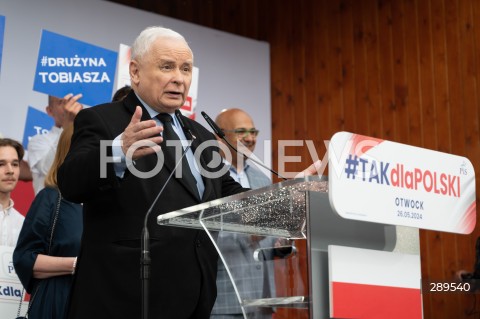  26.05.2024 OTWOCK<br />
SPOTKANIE PREZESA PIS Z MIESZKANCAMI<br />
PIKNIK WYBORCZY MALGORZATY GOSIEWSKIEJ<br />
N/Z JAROSLAW KACZYNSKI<br />
FOT. MARCIN BANASZKIEWICZ/FOTONEWS  