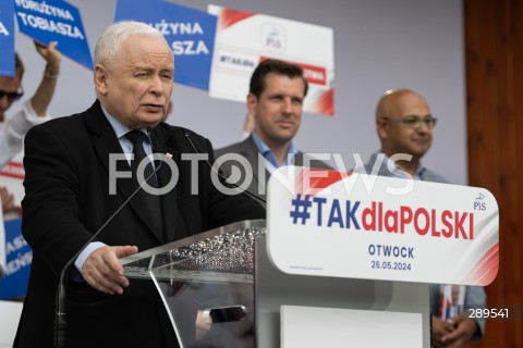  26.05.2024 OTWOCK<br />
SPOTKANIE PREZESA PIS Z MIESZKANCAMI<br />
PIKNIK WYBORCZY MALGORZATY GOSIEWSKIEJ<br />
N/Z JAROSLAW KACZYNSKI<br />
FOT. MARCIN BANASZKIEWICZ/FOTONEWS  