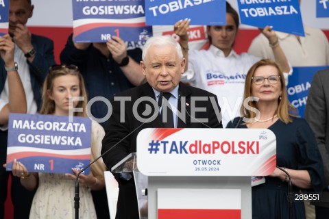  26.05.2024 OTWOCK<br />
SPOTKANIE PREZESA PIS Z MIESZKANCAMI<br />
PIKNIK WYBORCZY MALGORZATY GOSIEWSKIEJ<br />
N/Z JAROSLAW KACZYNSKI<br />
FOT. MARCIN BANASZKIEWICZ/FOTONEWS  