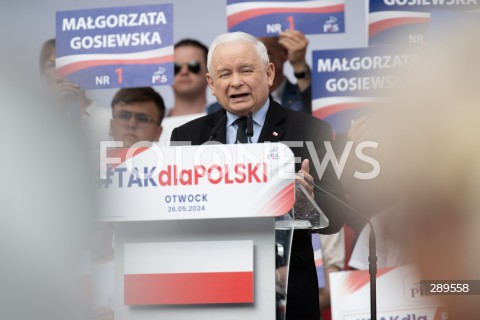  26.05.2024 OTWOCK<br />
SPOTKANIE PREZESA PIS Z MIESZKANCAMI<br />
PIKNIK WYBORCZY MALGORZATY GOSIEWSKIEJ<br />
N/Z JAROSLAW KACZYNSKI<br />
FOT. MARCIN BANASZKIEWICZ/FOTONEWS  