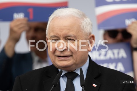  26.05.2024 OTWOCK<br />
SPOTKANIE PREZESA PIS Z MIESZKANCAMI<br />
PIKNIK WYBORCZY MALGORZATY GOSIEWSKIEJ<br />
N/Z JAROSLAW KACZYNSKI<br />
FOT. MARCIN BANASZKIEWICZ/FOTONEWS  