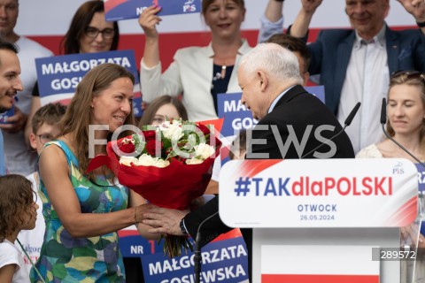  26.05.2024 OTWOCK<br />
SPOTKANIE PREZESA PIS Z MIESZKANCAMI<br />
PIKNIK WYBORCZY MALGORZATY GOSIEWSKIEJ<br />
N/Z JAROSLAW KACZYNSKI<br />
FOT. MARCIN BANASZKIEWICZ/FOTONEWS  