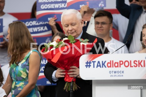  26.05.2024 OTWOCK<br />
SPOTKANIE PREZESA PIS Z MIESZKANCAMI<br />
PIKNIK WYBORCZY MALGORZATY GOSIEWSKIEJ<br />
N/Z JAROSLAW KACZYNSKI<br />
FOT. MARCIN BANASZKIEWICZ/FOTONEWS  