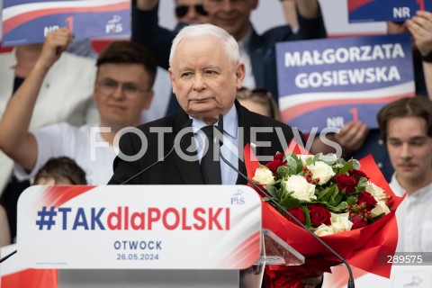  26.05.2024 OTWOCK<br />
SPOTKANIE PREZESA PIS Z MIESZKANCAMI<br />
PIKNIK WYBORCZY MALGORZATY GOSIEWSKIEJ<br />
N/Z JAROSLAW KACZYNSKI<br />
FOT. MARCIN BANASZKIEWICZ/FOTONEWS  