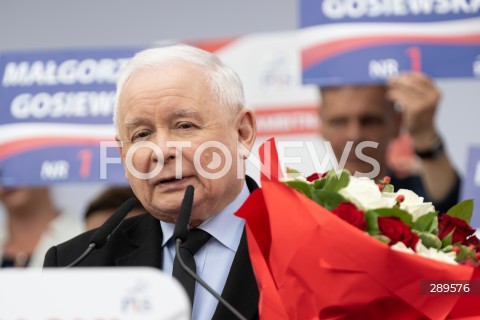  26.05.2024 OTWOCK<br />
SPOTKANIE PREZESA PIS Z MIESZKANCAMI<br />
PIKNIK WYBORCZY MALGORZATY GOSIEWSKIEJ<br />
N/Z JAROSLAW KACZYNSKI<br />
FOT. MARCIN BANASZKIEWICZ/FOTONEWS  