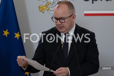  28.05.2024 WARSZAWA<br />
KONFERENCJA PRASOWA ADAMA BODNARA I TOMASZA SIEMONIAKA<br />
N/Z ADAM BODNAR<br />
FOT. MARCIN BANASZKIEWICZ/FOTONEWS  