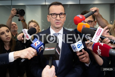  29.05.2024 WARSZAWA<br />
POSIEDZENIE SEJMOWEJ KOMISJI SLEDCZEJ DS. AFERY WIZOWEJ<br />
N/Z MATEUSZ MORAWIECKI<br />
FOT. MARCIN BANASZKIEWICZ/FOTONEWS  