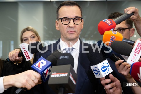  29.05.2024 WARSZAWA<br />
POSIEDZENIE SEJMOWEJ KOMISJI SLEDCZEJ DS. AFERY WIZOWEJ<br />
N/Z MATEUSZ MORAWIECKI<br />
FOT. MARCIN BANASZKIEWICZ/FOTONEWS  