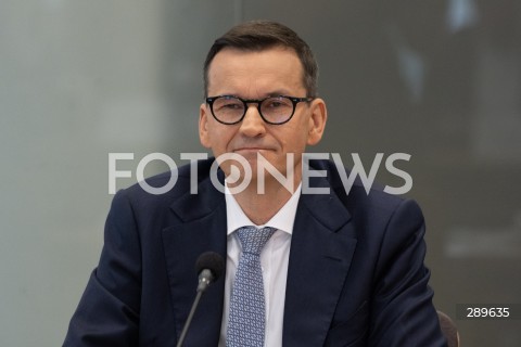  29.05.2024 WARSZAWA<br />
POSIEDZENIE SEJMOWEJ KOMISJI SLEDCZEJ DS. AFERY WIZOWEJ<br />
N/Z MATEUSZ MORAWIECKI<br />
FOT. MARCIN BANASZKIEWICZ/FOTONEWS  