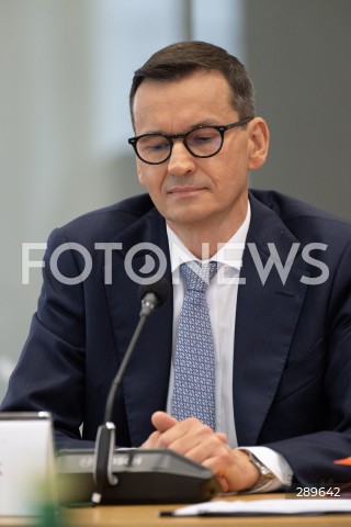  29.05.2024 WARSZAWA<br />
POSIEDZENIE SEJMOWEJ KOMISJI SLEDCZEJ DS. AFERY WIZOWEJ<br />
N/Z MATEUSZ MORAWIECKI<br />
FOT. MARCIN BANASZKIEWICZ/FOTONEWS  