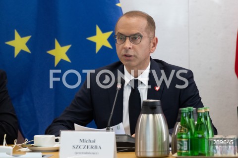  29.05.2024 WARSZAWA<br />
POSIEDZENIE SEJMOWEJ KOMISJI SLEDCZEJ DS. AFERY WIZOWEJ<br />
N/Z MICHAL SZCZERBA<br />
FOT. MARCIN BANASZKIEWICZ/FOTONEWS  