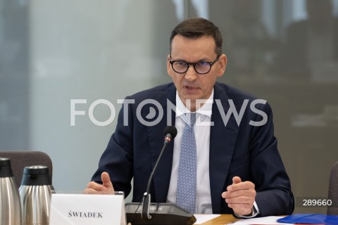  29.05.2024 WARSZAWA<br />
POSIEDZENIE SEJMOWEJ KOMISJI SLEDCZEJ DS. AFERY WIZOWEJ<br />
N/Z MATEUSZ MORAWIECKI<br />
FOT. MARCIN BANASZKIEWICZ/FOTONEWS  