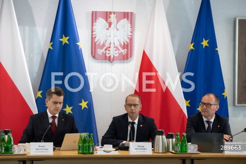  29.05.2024 WARSZAWA<br />
POSIEDZENIE SEJMOWEJ KOMISJI SLEDCZEJ DS. AFERY WIZOWEJ<br />
N/Z DANIEL MILEWSKI MICHAL SZCZERBA MAREK SOWA<br />
FOT. MARCIN BANASZKIEWICZ/FOTONEWS  