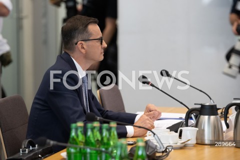  29.05.2024 WARSZAWA<br />
POSIEDZENIE SEJMOWEJ KOMISJI SLEDCZEJ DS. AFERY WIZOWEJ<br />
N/Z MATEUSZ MORAWIECKI<br />
FOT. MARCIN BANASZKIEWICZ/FOTONEWS  