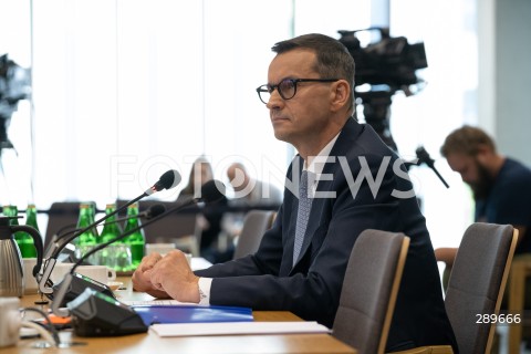  29.05.2024 WARSZAWA<br />
POSIEDZENIE SEJMOWEJ KOMISJI SLEDCZEJ DS. AFERY WIZOWEJ<br />
N/Z MATEUSZ MORAWIECKI<br />
FOT. MARCIN BANASZKIEWICZ/FOTONEWS  