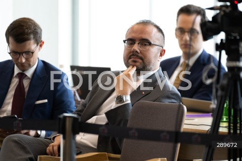  29.05.2024 WARSZAWA<br />
POSIEDZENIE SEJMOWEJ KOMISJI SLEDCZEJ DS. AFERY WIZOWEJ<br />
N/Z PAWEL JABLONSKI<br />
FOT. MARCIN BANASZKIEWICZ/FOTONEWS  