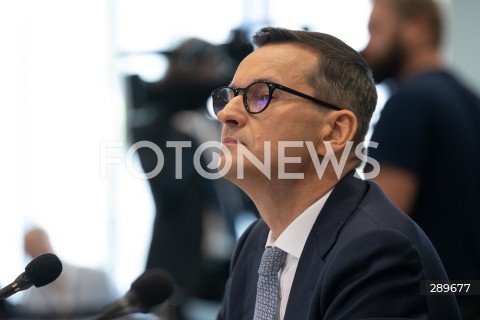  29.05.2024 WARSZAWA<br />
POSIEDZENIE SEJMOWEJ KOMISJI SLEDCZEJ DS. AFERY WIZOWEJ<br />
N/Z MATEUSZ MORAWIECKI<br />
FOT. MARCIN BANASZKIEWICZ/FOTONEWS  