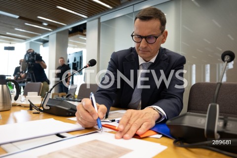  29.05.2024 WARSZAWA<br />
POSIEDZENIE SEJMOWEJ KOMISJI SLEDCZEJ DS. AFERY WIZOWEJ<br />
N/Z MATEUSZ MORAWIECKI<br />
FOT. MARCIN BANASZKIEWICZ/FOTONEWS  