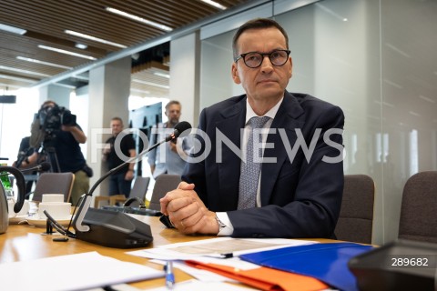  29.05.2024 WARSZAWA<br />
POSIEDZENIE SEJMOWEJ KOMISJI SLEDCZEJ DS. AFERY WIZOWEJ<br />
N/Z MATEUSZ MORAWIECKI<br />
FOT. MARCIN BANASZKIEWICZ/FOTONEWS  