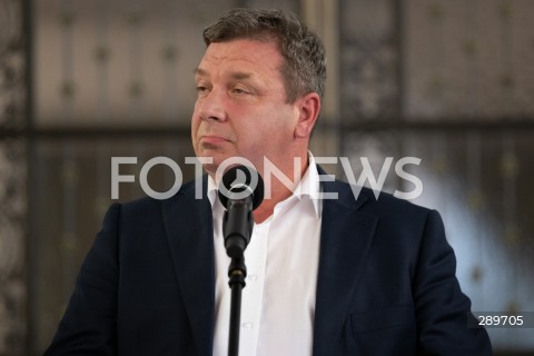  29.05.2024 WARSZAWA<br />
KONFERENCJA PRASOWA POLITYKOW SUWERENNEJ POLSKI<br />
FUNDUSZ SPRAWIEDLIWOSCI<br />
N/Z MICHAL WOJCIK<br />
FOT. MARCIN BANASZKIEWICZ/FOTONEWS  