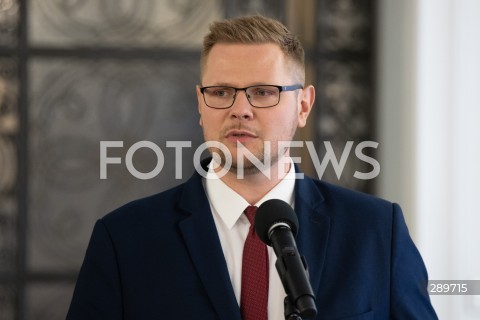  29.05.2024 WARSZAWA<br />
KONFERENCJA PRASOWA POLITYKOW SUWERENNEJ POLSKI<br />
FUNDUSZ SPRAWIEDLIWOSCI<br />
N/Z MICHAL WOS<br />
FOT. MARCIN BANASZKIEWICZ/FOTONEWS  