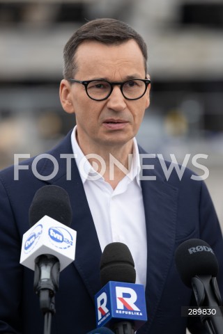  04.06.2024 WARSZAWA<br />
KONFERENCJA PRASOWA POLITYKOW PIS PRZED CENTRUM HANDLOWYM MARYWILSKA 44<br />
N/Z MATEUSZ MORAWIECKI<br />
FOT. MARCIN BANASZKIEWICZ/FOTONEWS  