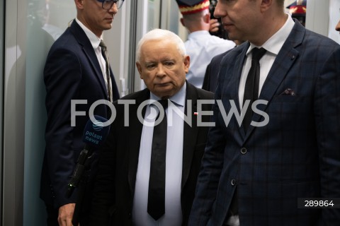  07.06.2024 WARSZAWA<br />
POSIEDZENIE KOMISJI SLEDCZEJ DS. AFERY WIZOWEJ<br />
PRZESLUCHANIE JAROSLAWA KACZYNSKIEGO<br />
N/Z JAROSLAW KACZYNSKI<br />
FOT. MARCIN BANASZKIEWICZ/FOTONEWS  